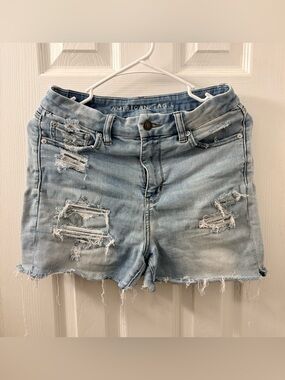 American Eagle Curvy Super Hi-Rise Jegging Shorts Size 8